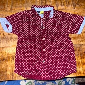 Boys button down short sleeve shirt